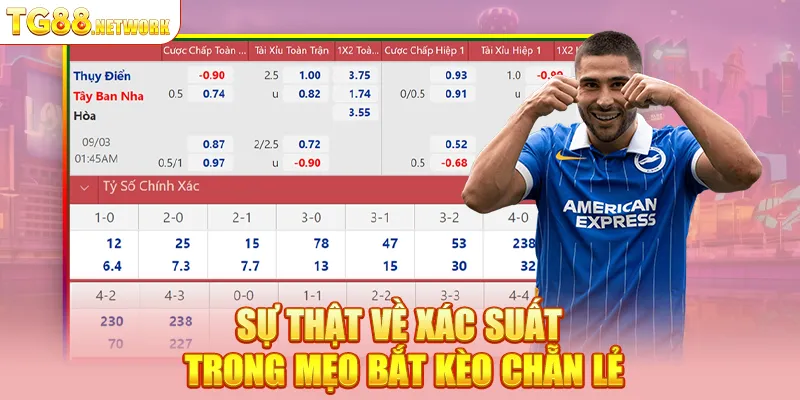 Sự thật về xác suất trong mẹo bắt kèo chẵn lẻ